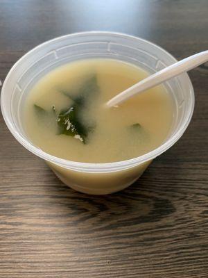 Miso soup that comes with your meal. Very tasty!