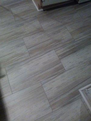 My lovely, new Shaw flooring in the dining room!