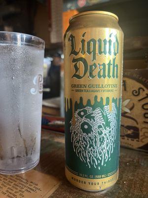 Liquid Death (Green Tea) - no alcohol