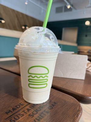 Coffee and donut shake