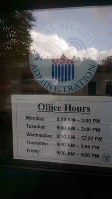 Their posted hours.