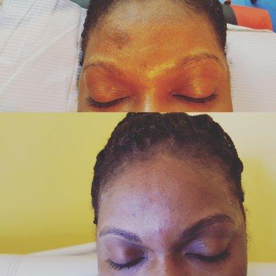 Microblading..HAPPY CLIENT!