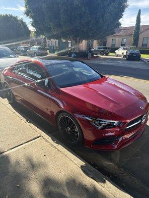 My 2019 Mercedes-Benz CLA 250 I got from Fadi