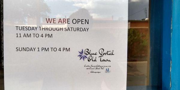 We are reopen