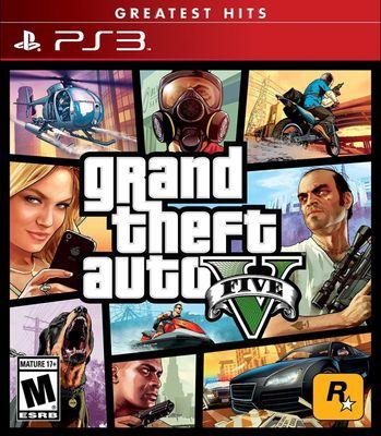 Grand Theft Auto V box art. 2013.