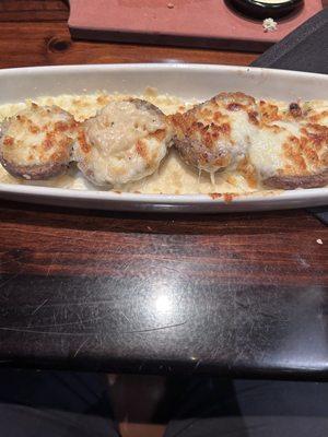 White Cheddar Stuffed Mushrooms