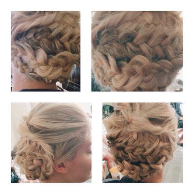 Braided updo