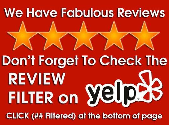 Yelp has an algorithm that is preventing my excellent reviews from posting