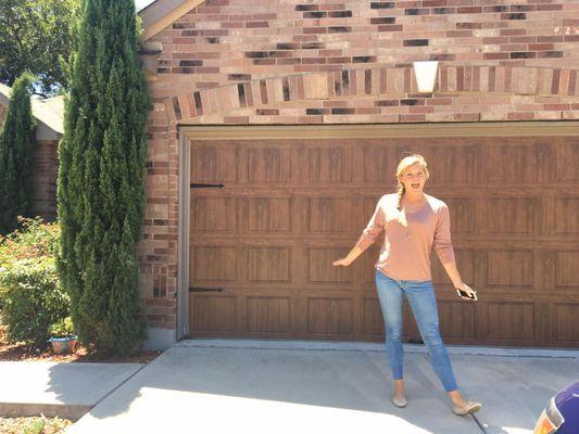 Nothing beats the joy of finding the perfect home! Here's Hannah doing her happy dance in front of her new place-we're so thrilled for her!