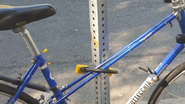 A All City Emergency Locksmith- bike lock cut on Ludlow St in University City Phialdelphia PA