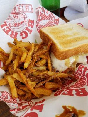 FRIED chicken club. Was a nice goto sandwich.