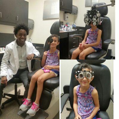 We had fun during this eye exam ! Great doctor and staff !!