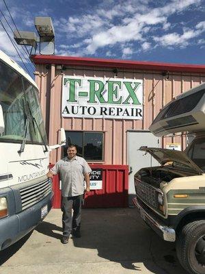 RV and Motorhome repairs done here! Mark and Tom have Class A license. Most shops do not have the space, or experience.