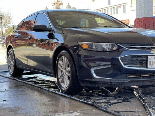 Detail and tint on Chevy Malibu