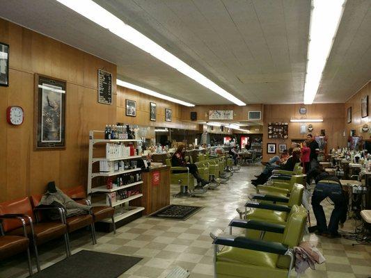 The old school barbershop