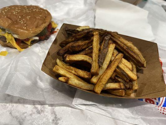 Fresh cut fries are the way to my heart