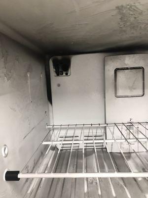 Inside view of freezer