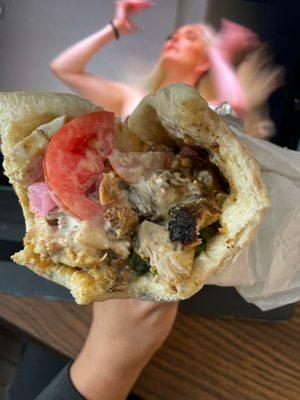 13. Chicken Shawarma Wraps