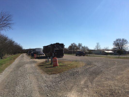 RV Parking Area with Full Hookups