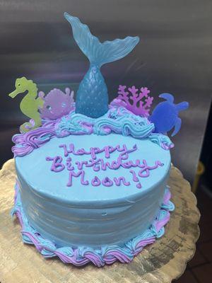 Mystical Mermaid Themed Cake