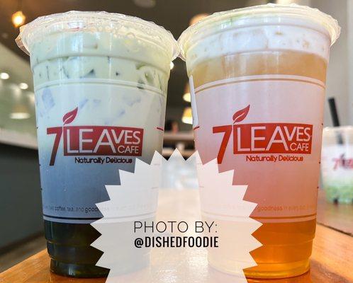 Green Thai Tea & Sea Cream Jasmine Tea