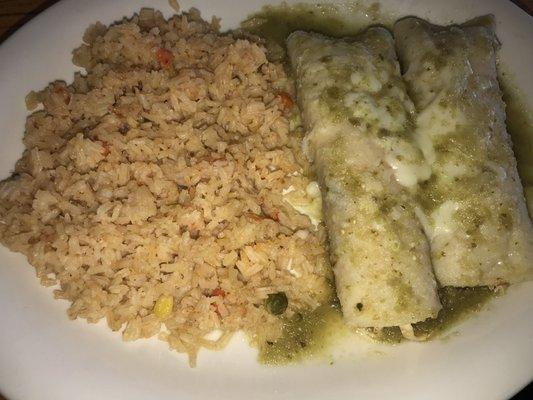 Enchiladas Verdes