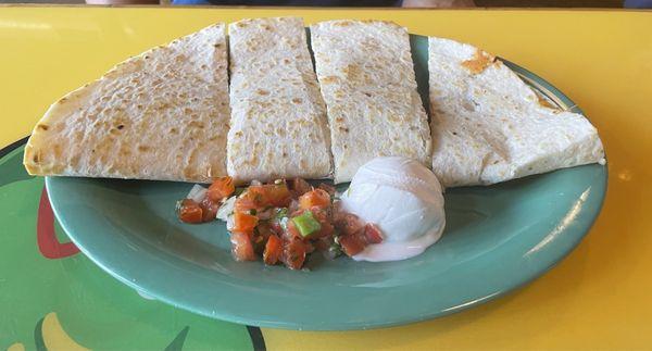 Grilled Chicken Quesadilla