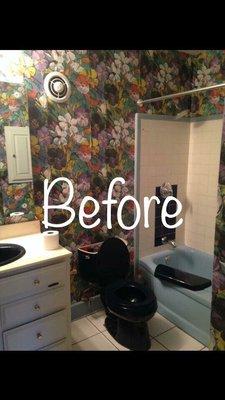 Bathroom before remodeling