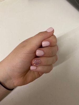 Powdered gel mani