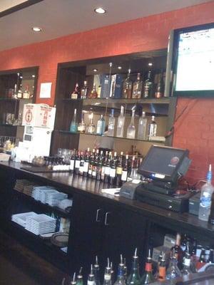 Back of the bar