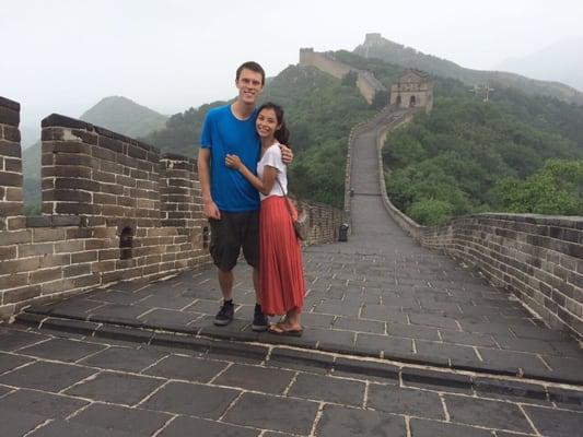 She said yes after I proposed on the Great Wall of china! Thanks Don for the help!!!