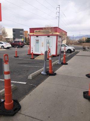 Pop-up Covid-19 testing site (by appt) in the parking lot