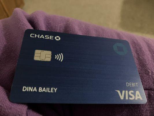 My visa debit card