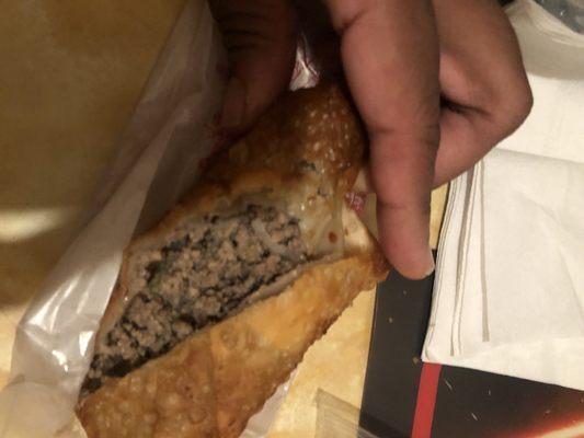 Cheese Steak Cheese Egg Roll