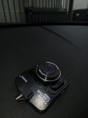 Broken camera from detailing interior