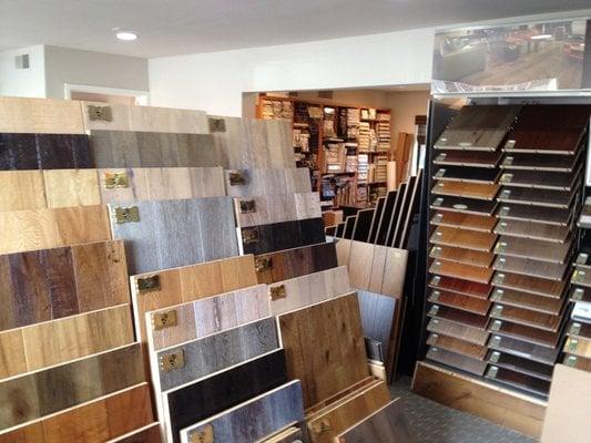 Giant wood flooring selection