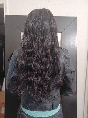 My hair after it was done