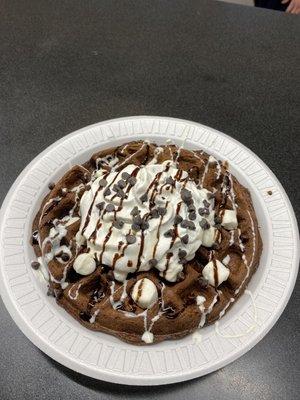 Hot Cocoa Belgium Waffle