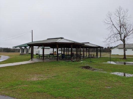 Picnic shelter at Citizen's Lodge Park, Marianna