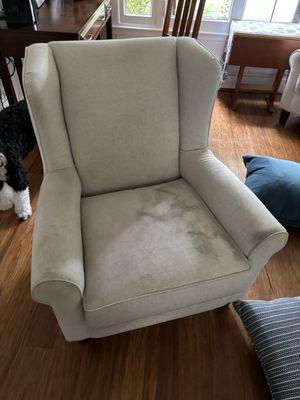 Two wingback chairs