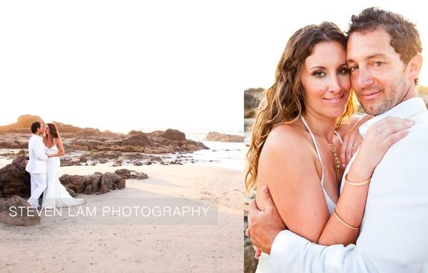 Destination wedding at Tamarindo, Playa Grande in Costa Rica.