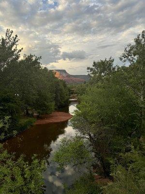 This is the view from the deck. Just breathtaking