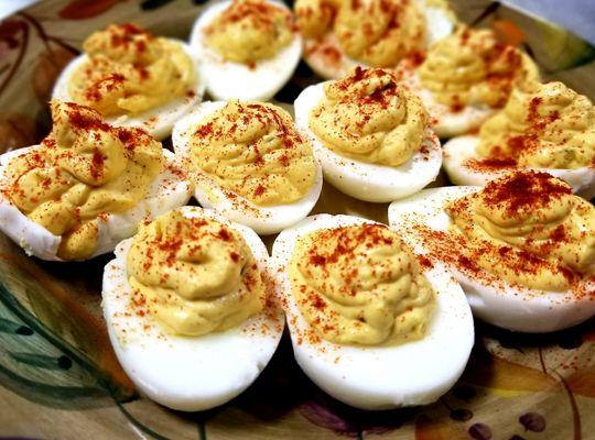 Smoked Deviled Eggs