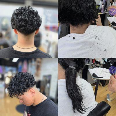 A perm can change your hair style in a number of ways.