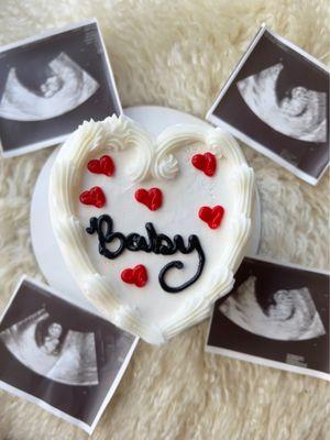 Our Gender reveal cake!