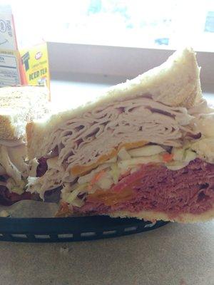 Twisted Rueben! Delicious!!