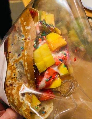 Hawaii sunset crepe