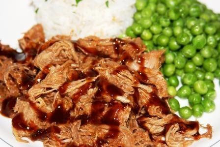 Pulled pork and rice