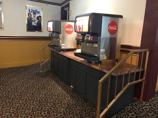 Free refills of Coke products fountain drinks!