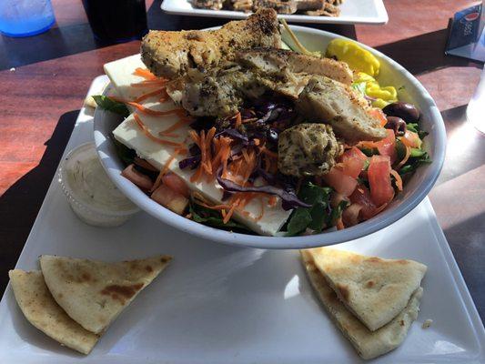 Greek chicken salad